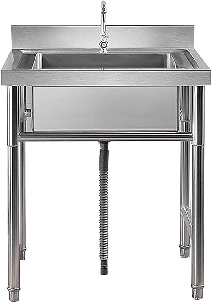 Single chamber wash sink