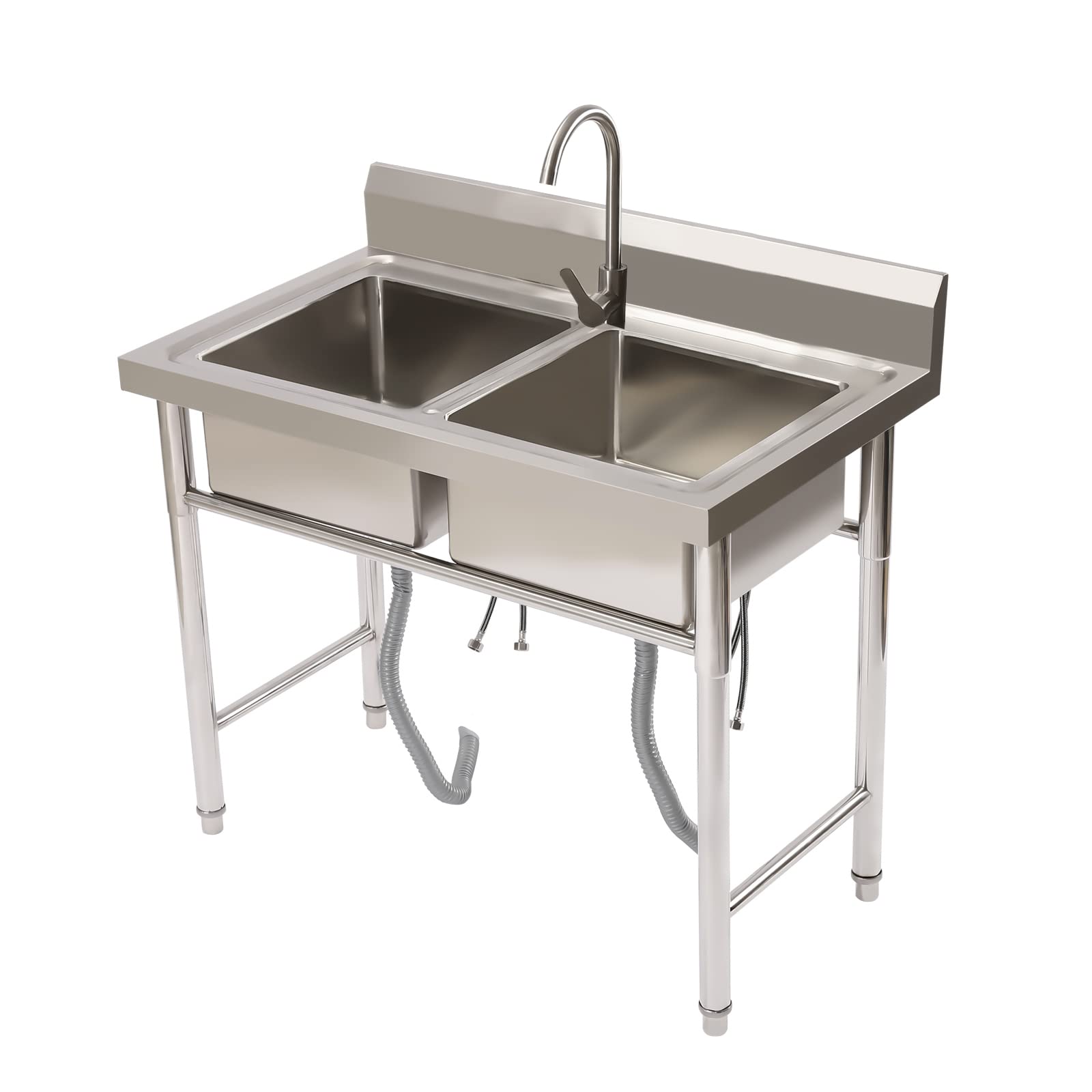 Double chamber sink
