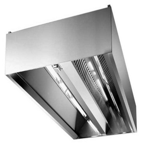 Slant type hood with baffle filters